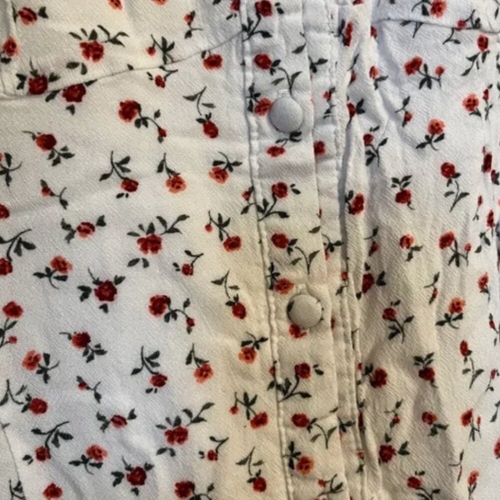 Lottie Moss Tank Top White Floral Mini Dress - Picture 5 of 5
